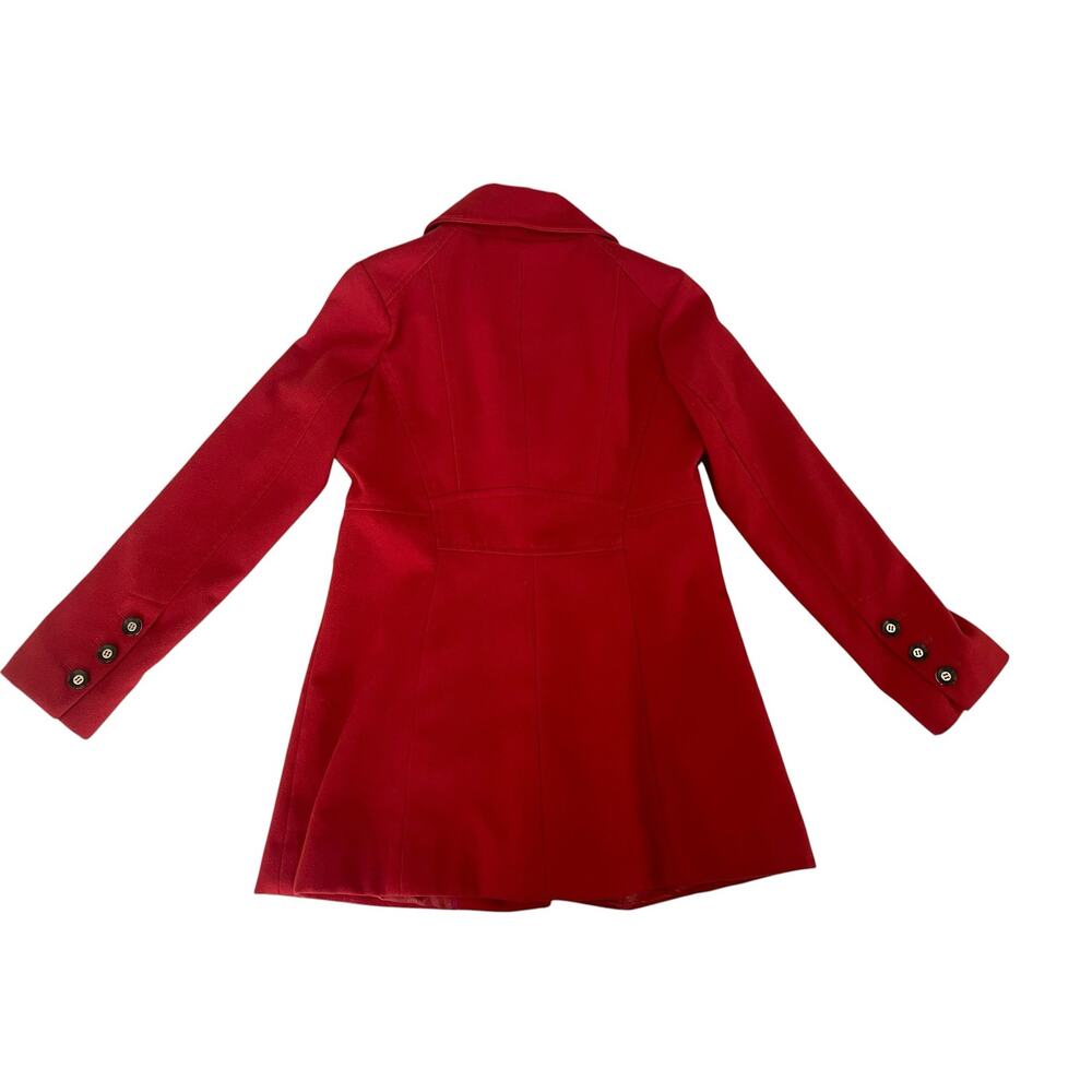 Jessica Simpson Red Peacoat Jacket Size Large - Picture 7 of 7